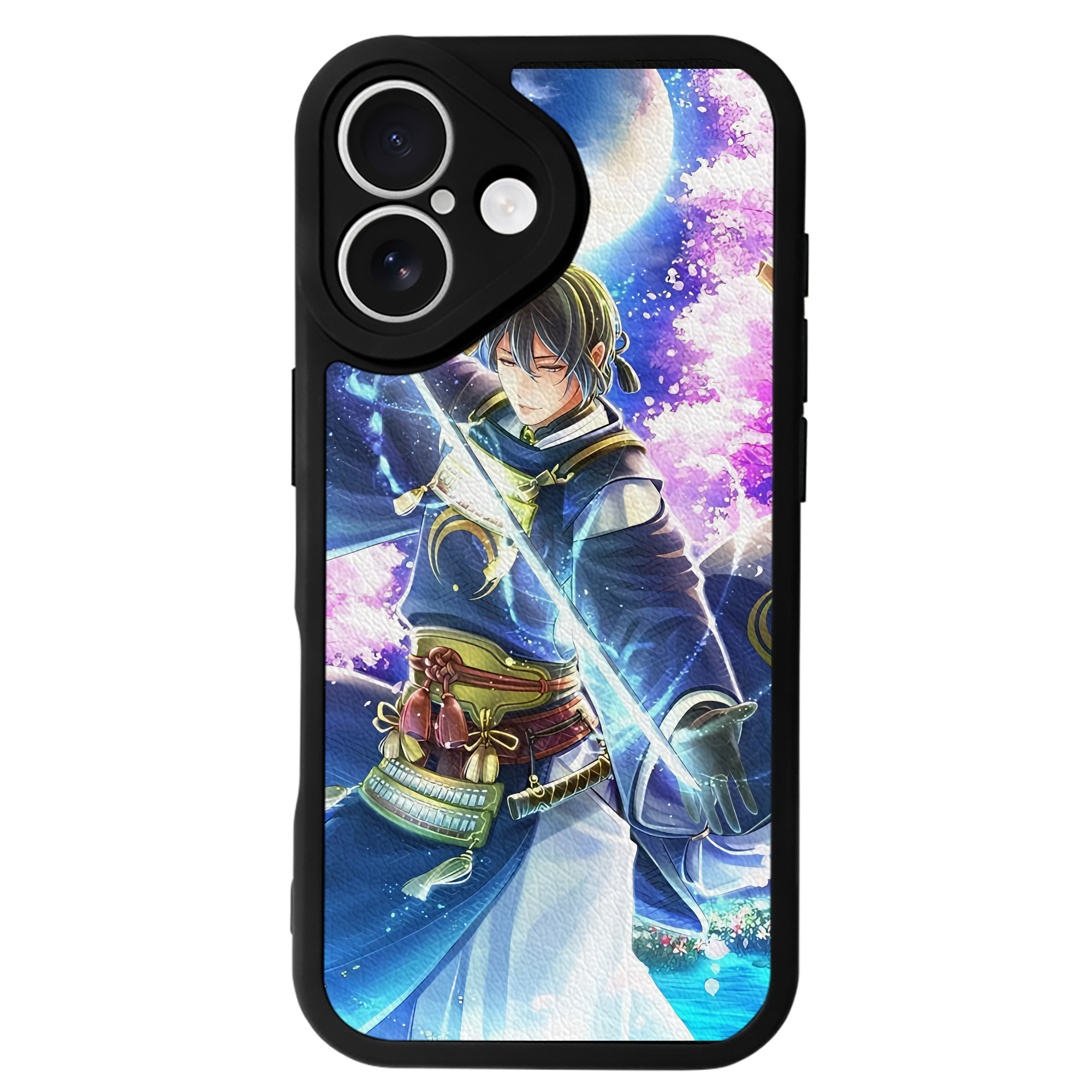 （画像用） 刀剣乱舞 Touken Ranbu 【iPhone 16シリーズ対応】シリコンスマホケース（レザー調） 材質：シリコン